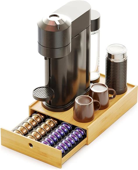 FlagShip Vertuo Pod Holder Storage Drawer for Nespresso。